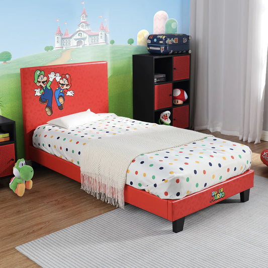 Cama Mario bros color rojo