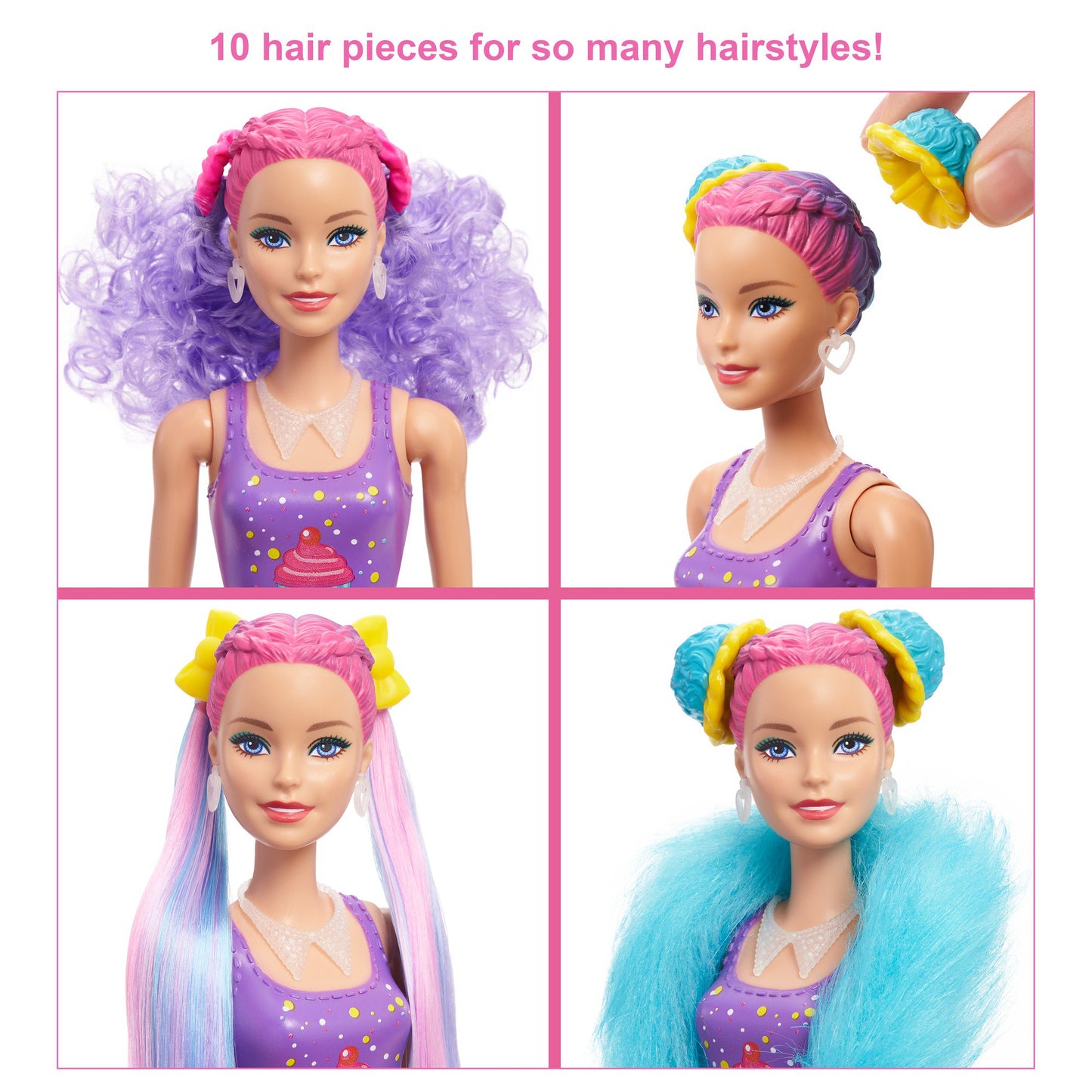 Barbie Color Reveal Glitter! Hair Swaps