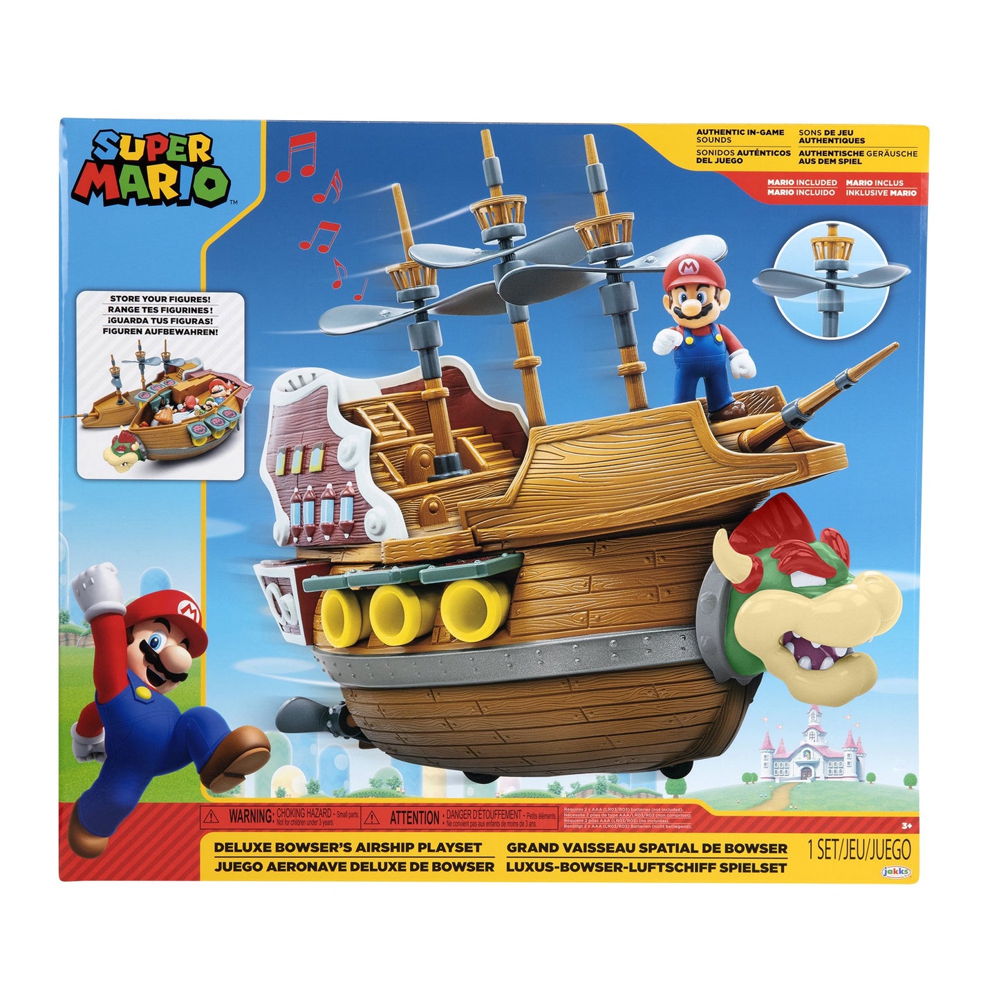 Nintendo Super Mario Deluxe Barco de Bowser