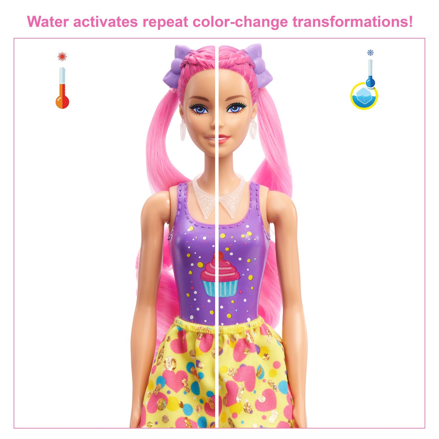 Barbie Color Reveal Glitter! Hair Swaps