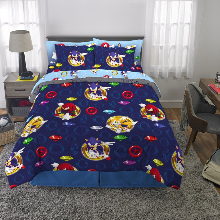 Sonic juego de cama completo  matrimonial